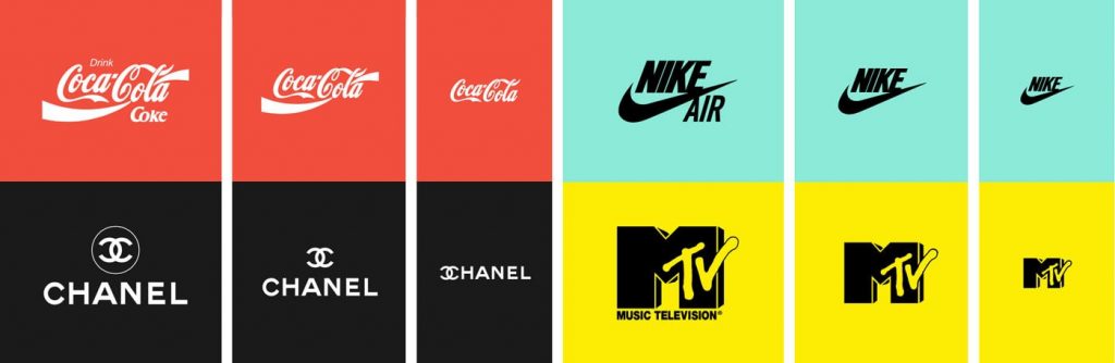 responzivne logo webdizajn nike coca cola MTV
