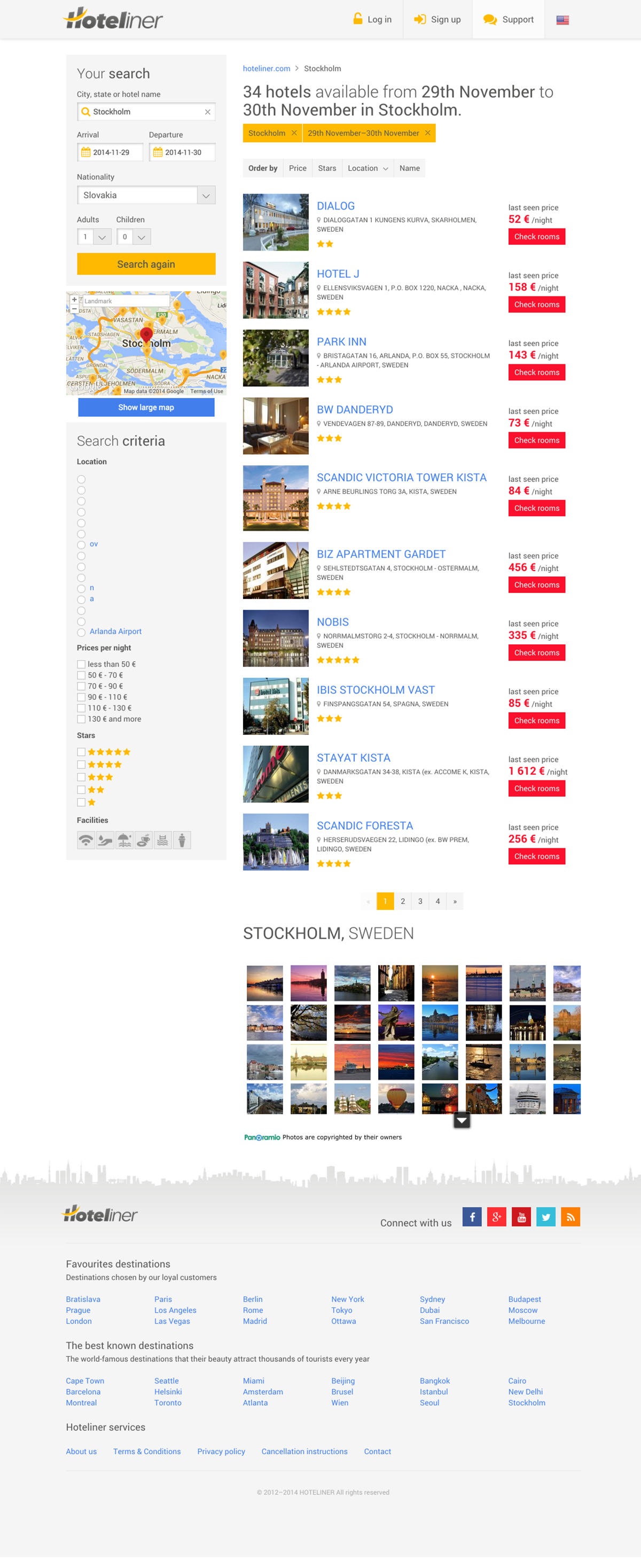 Search hoteliner.com