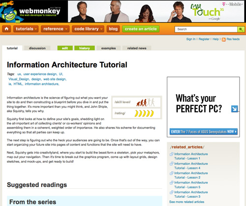 informačná architektúra